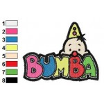 Logo Bumba Embroidery Design